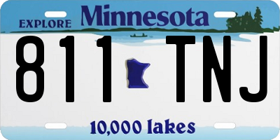 MN license plate 811TNJ