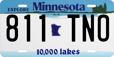 MN license plate 811TNO