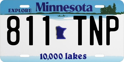 MN license plate 811TNP