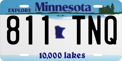 MN license plate 811TNQ