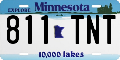 MN license plate 811TNT