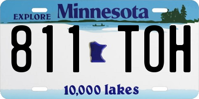 MN license plate 811TOH