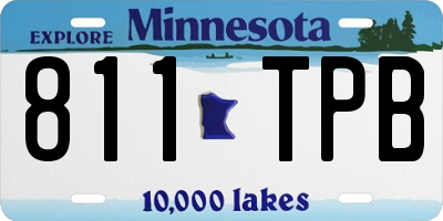 MN license plate 811TPB