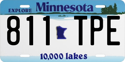 MN license plate 811TPE