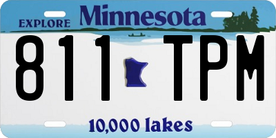 MN license plate 811TPM