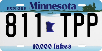 MN license plate 811TPP
