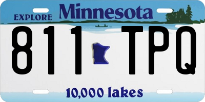 MN license plate 811TPQ