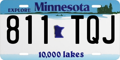 MN license plate 811TQJ