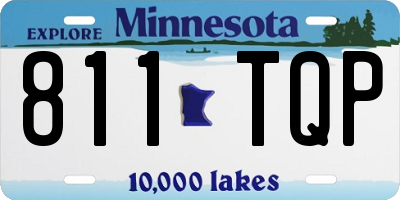 MN license plate 811TQP