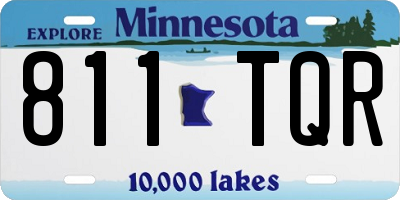 MN license plate 811TQR