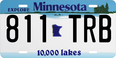 MN license plate 811TRB