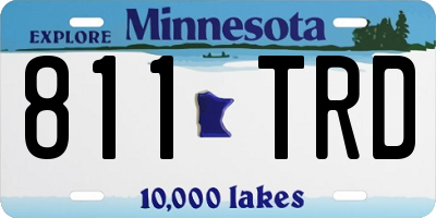MN license plate 811TRD