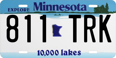 MN license plate 811TRK