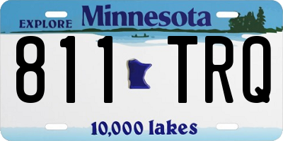 MN license plate 811TRQ