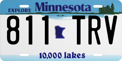 MN license plate 811TRV