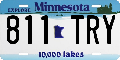 MN license plate 811TRY