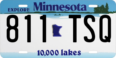 MN license plate 811TSQ