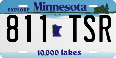 MN license plate 811TSR