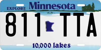 MN license plate 811TTA