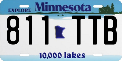MN license plate 811TTB