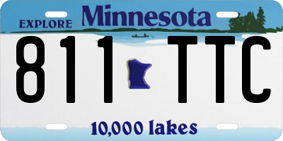 MN license plate 811TTC