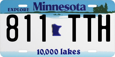 MN license plate 811TTH