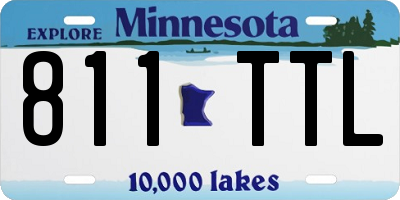 MN license plate 811TTL