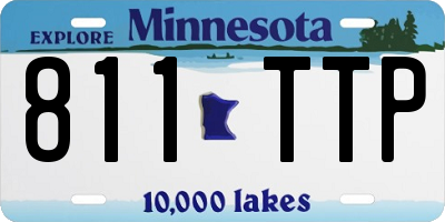 MN license plate 811TTP