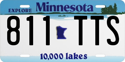 MN license plate 811TTS