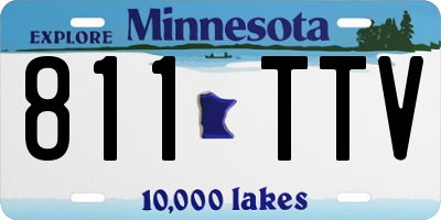 MN license plate 811TTV