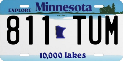 MN license plate 811TUM