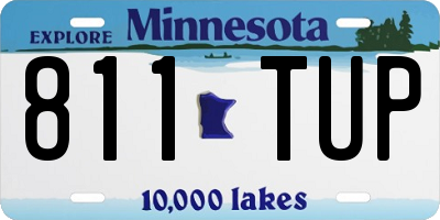 MN license plate 811TUP