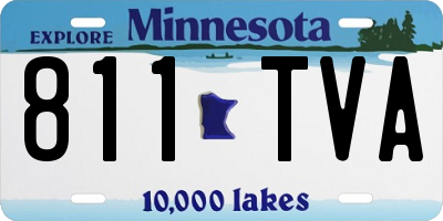 MN license plate 811TVA