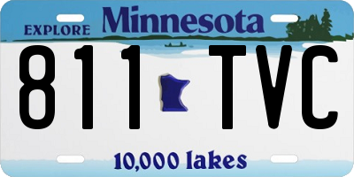 MN license plate 811TVC