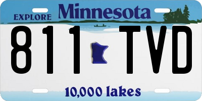 MN license plate 811TVD