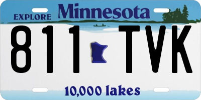 MN license plate 811TVK