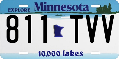 MN license plate 811TVV