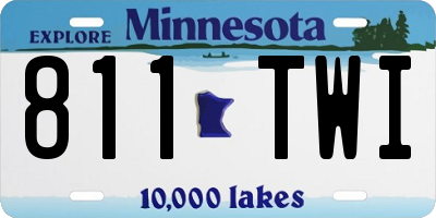 MN license plate 811TWI