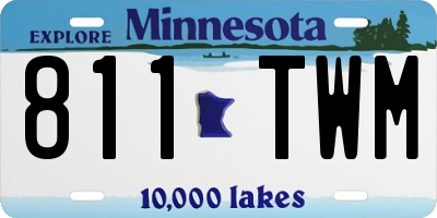 MN license plate 811TWM