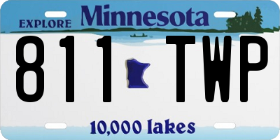MN license plate 811TWP