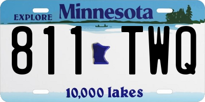 MN license plate 811TWQ