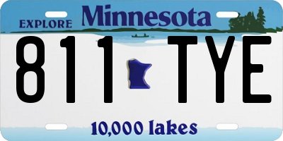 MN license plate 811TYE