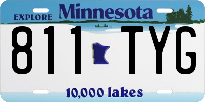 MN license plate 811TYG