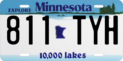 MN license plate 811TYH