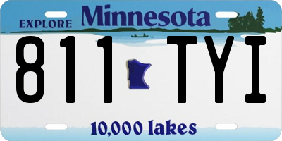 MN license plate 811TYI