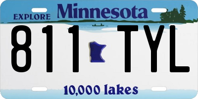 MN license plate 811TYL