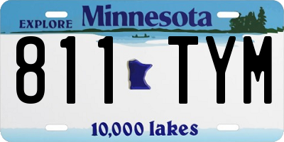 MN license plate 811TYM
