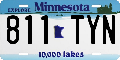 MN license plate 811TYN