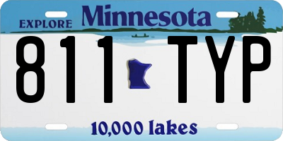 MN license plate 811TYP