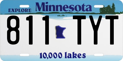 MN license plate 811TYT